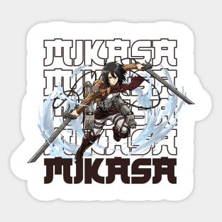 Mikasa Ackerman Sticker